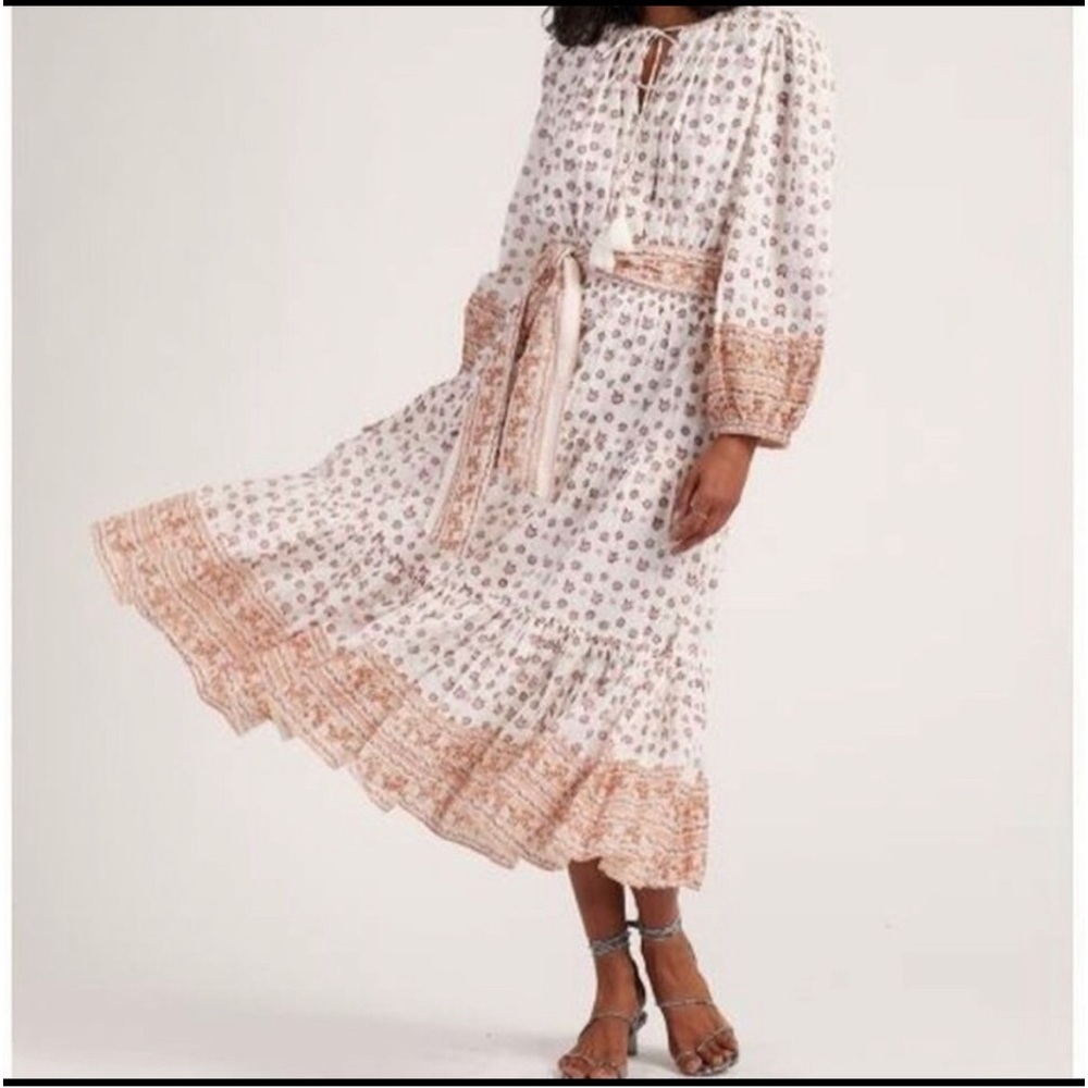 Beautiful Cleobella Blakey cotton midi-dress,  Medium